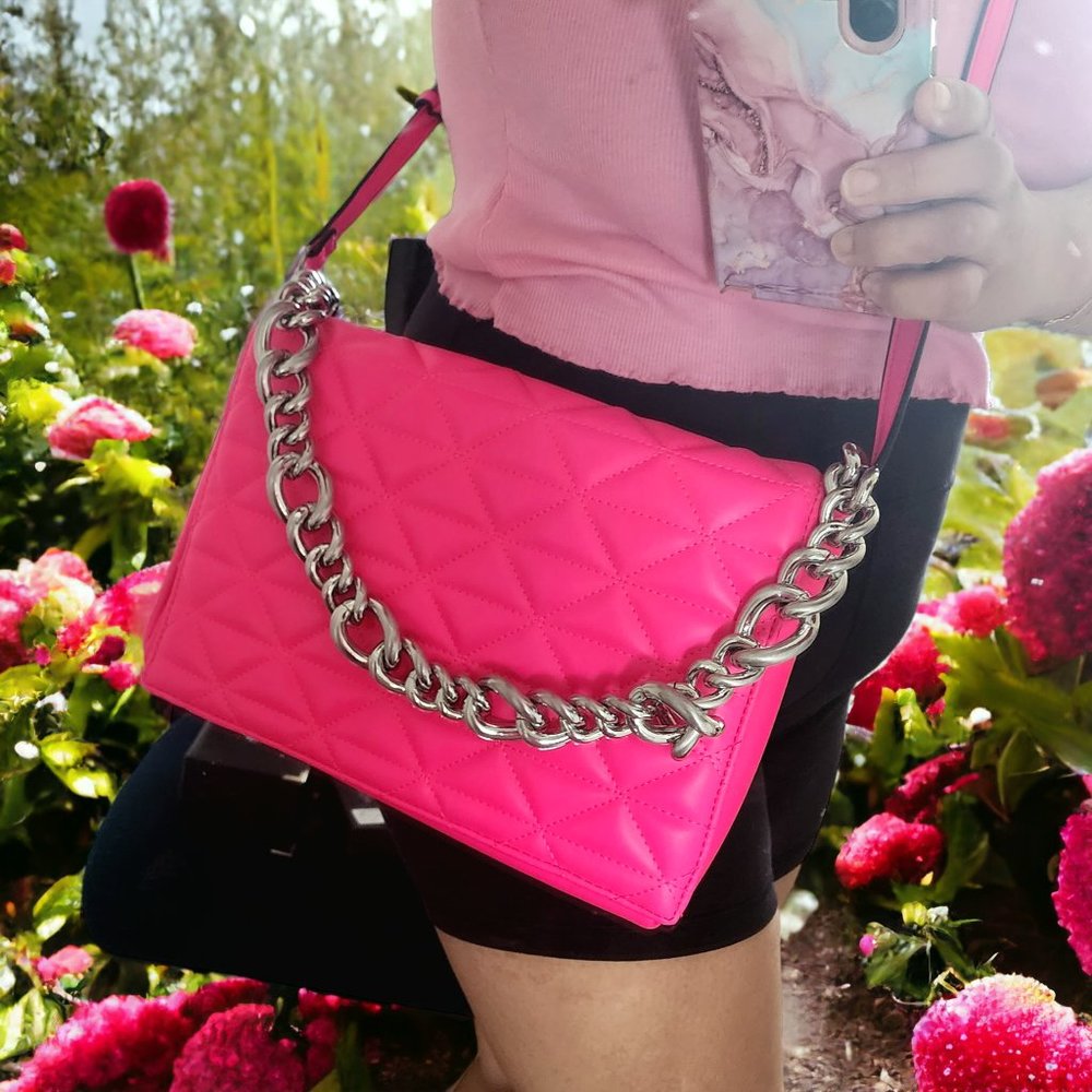 Hamptons Quilted Chain-Strap Shoulder Bag (Call it Spring) NWOT Crossbody bag - Picture 6 of 6